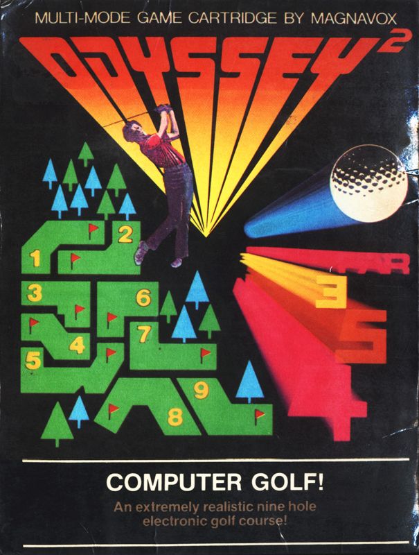 Computer Golf box art for Magnavox Odyssey 2